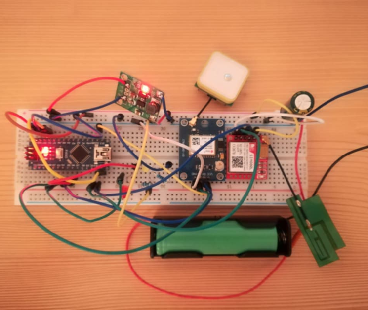 arduino with neo 6m gps module 