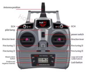 Hotrc HT-6A 2.4G 6CH RC Transmitter